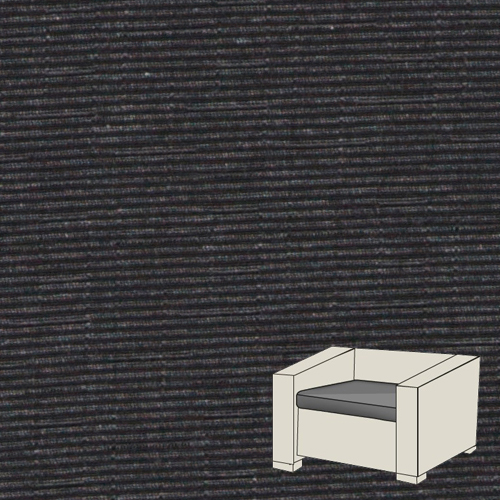 Loungekissen Sitzkissen in dunkelgrau strukturiert nach Mass ca. 8cm Dick inklusive Reissverschluss P112