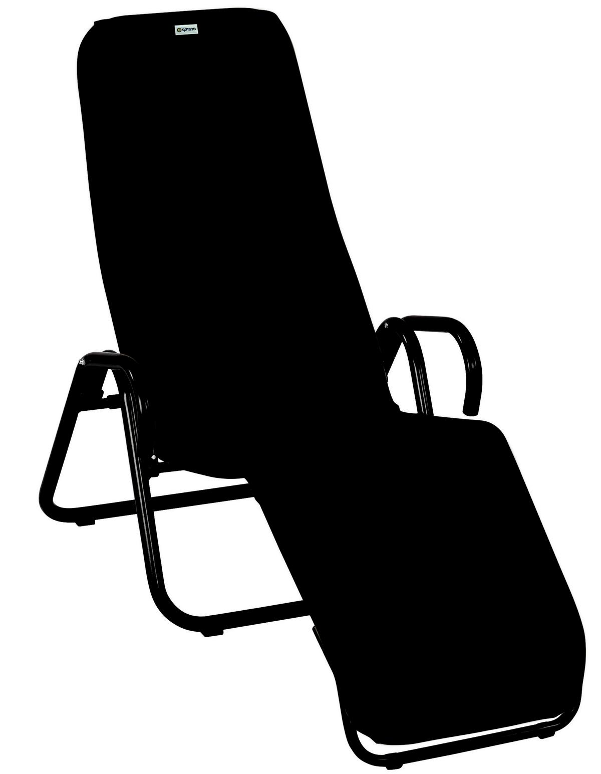 56279 acamp Ersatzbezug zu Calypso Bäderliege, Farbe: nero / atmungsaktives Acatex-Gewebe, Grösse: 190 cm x 54 cm